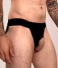 Jockstrap pour packer FTM _ Transtore_noir mannequin face