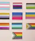 pins drapeau rectangle lgbtq+