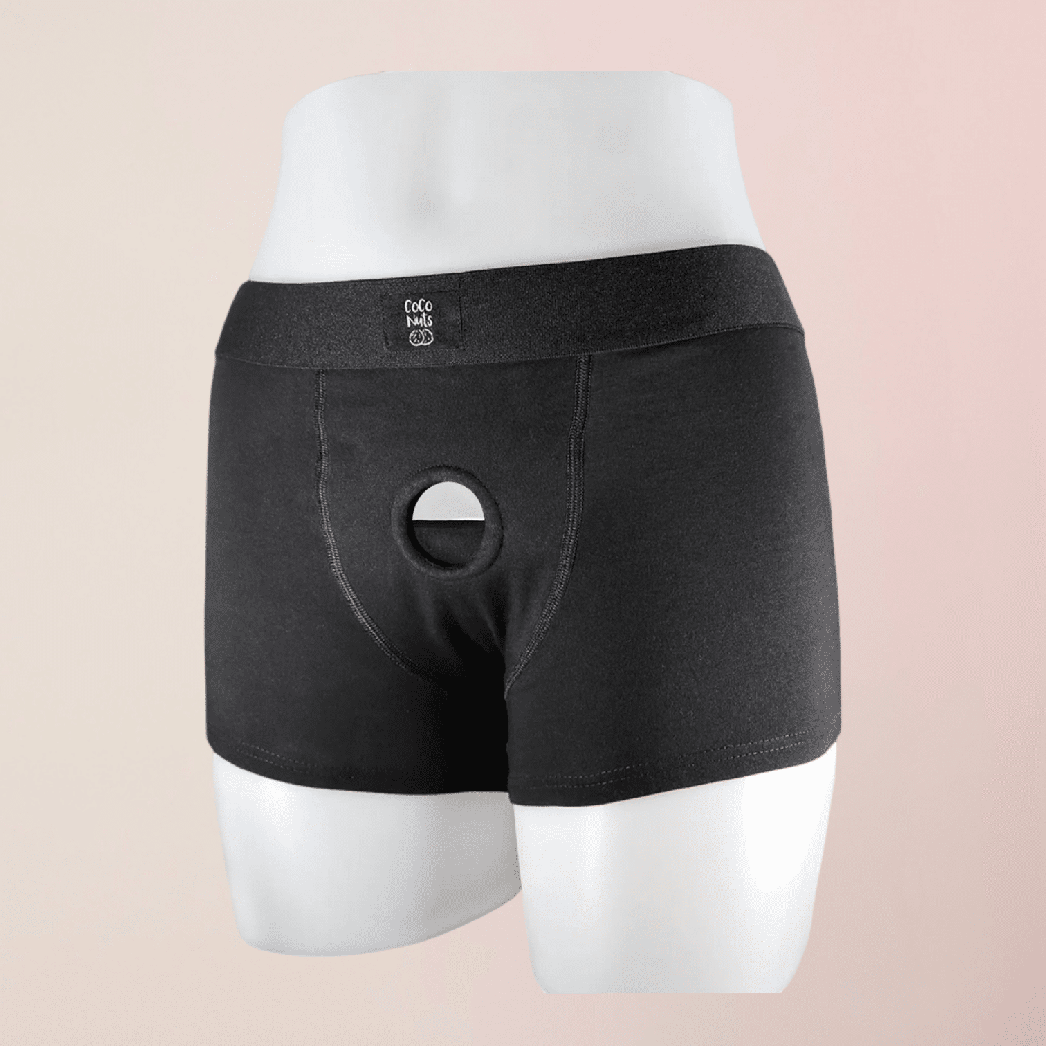 Boxer Harnais noir hard packer | Banana Prosthetics